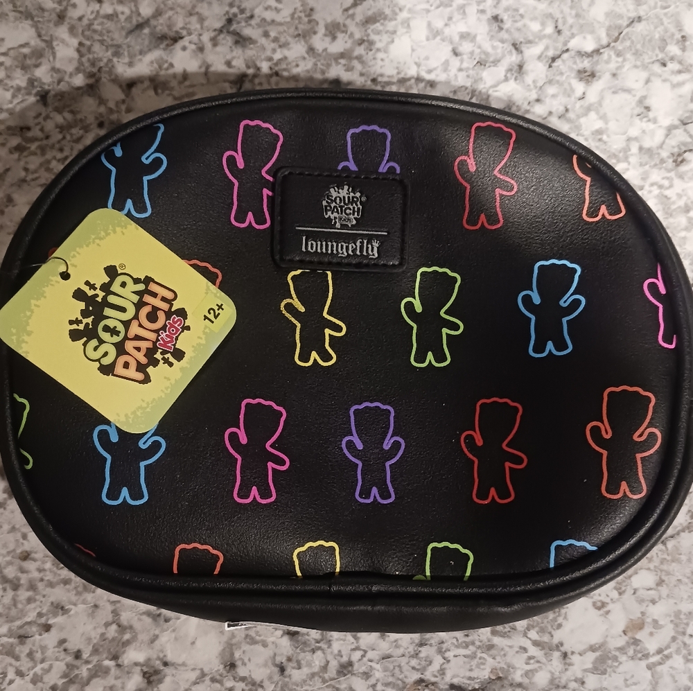 NWT Loungefly special edition Sour Patch Kids cosmetic bag